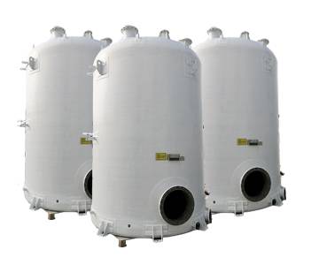 Vertical Water Tank above ground