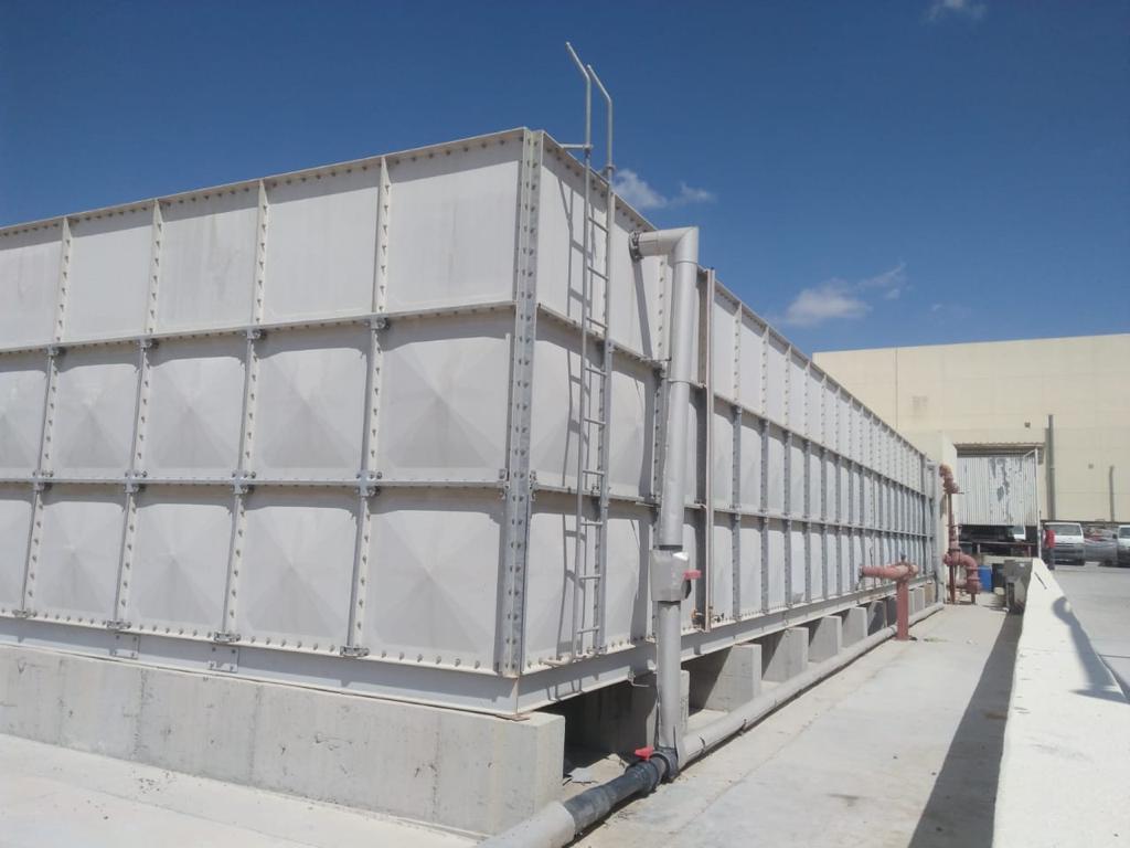 GRP products swimming pool rectangular tanks car shades in UAE